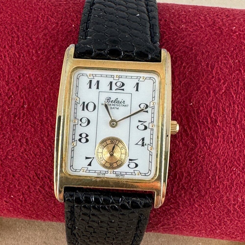 Vintage Belair American Art Deco Tank Style Watch